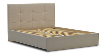 Кровать  Келли В_160-Основание под матрас "Steel" (Arriva 02) без изножья 160х200 см Бежевый