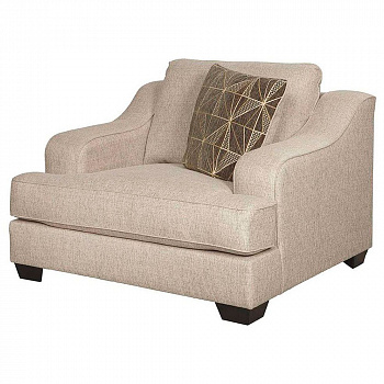 Кресло Мари декоративная подушка в комплекте 125х112х97 см Бежевый