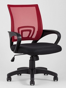 Кресло офисное  TopChairs Simple 56х55х95 см Красный